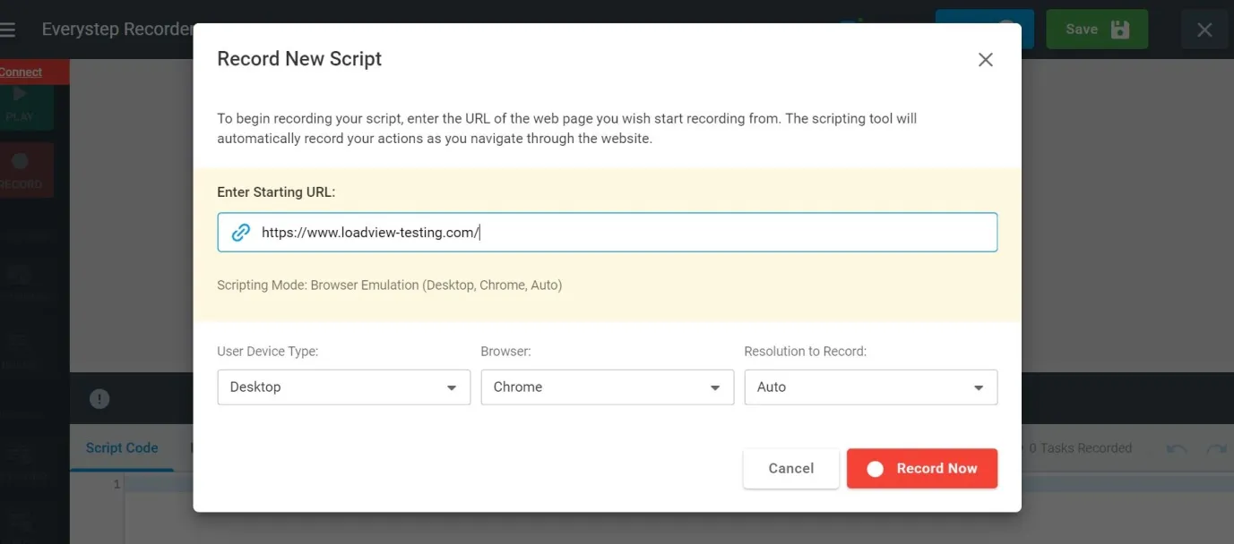 EveryStep Web Recorder LoadView EveryStep Web Recorder LoadView