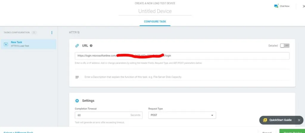 OAuth login access token