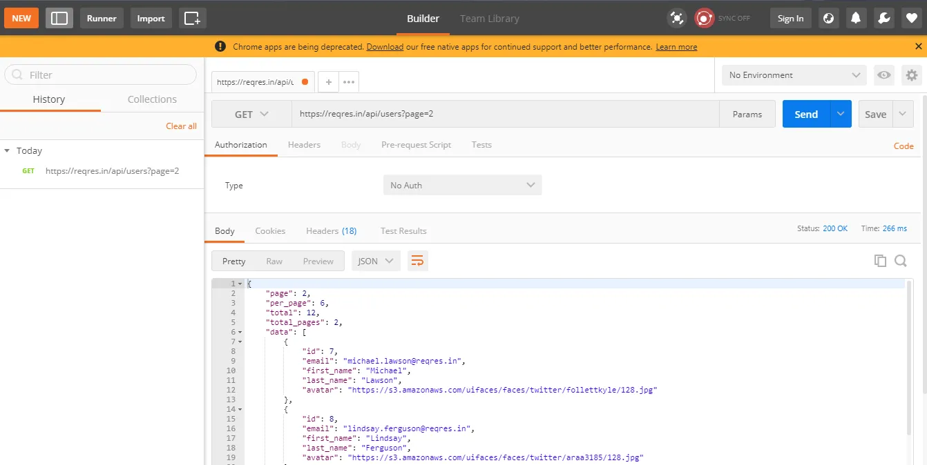 Postman Interface Postman Interface