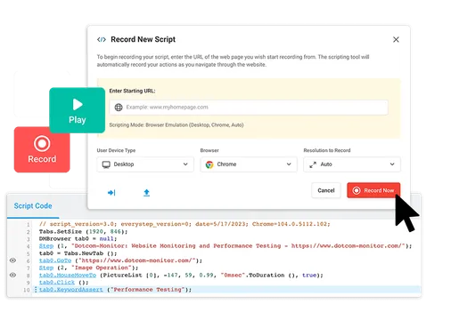 no-code script recorder
