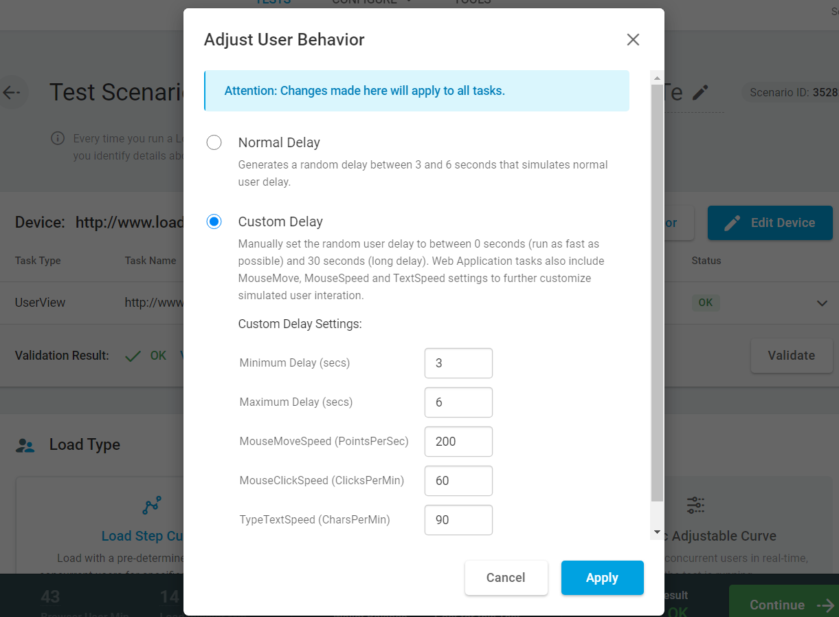 Adjust User Behavior