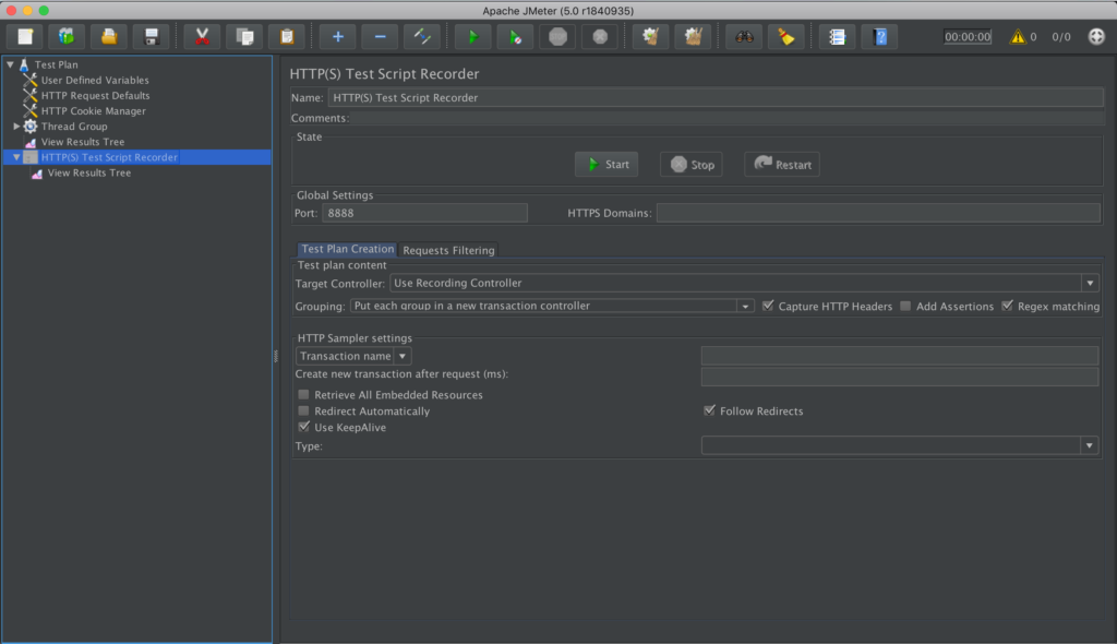 jmeter para teste de carga