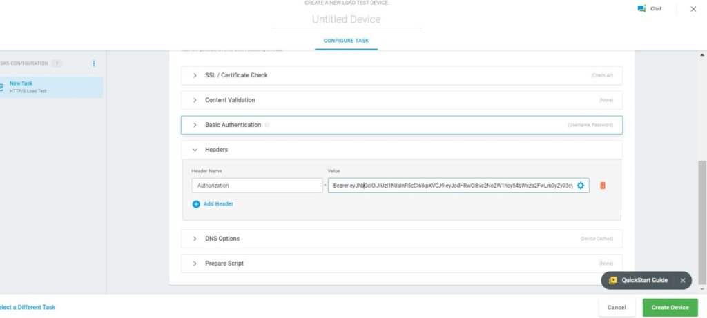 Configuring Bearer Tokens for Load Testing - Web Performance