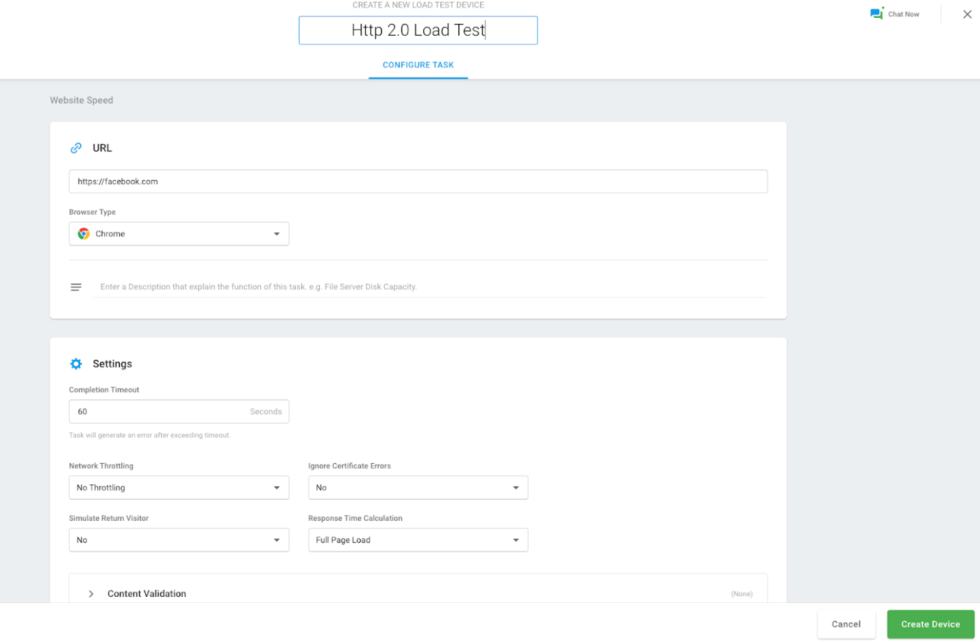 HTTP 2.0 Load Testing - LoadView