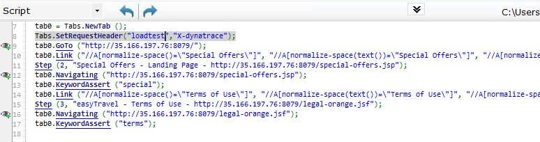 Load Testing Script
