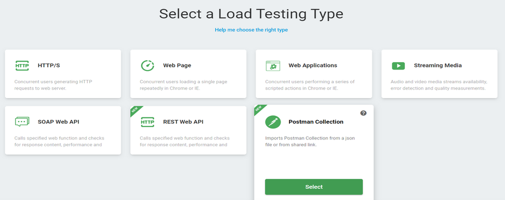 Load testing type Postman