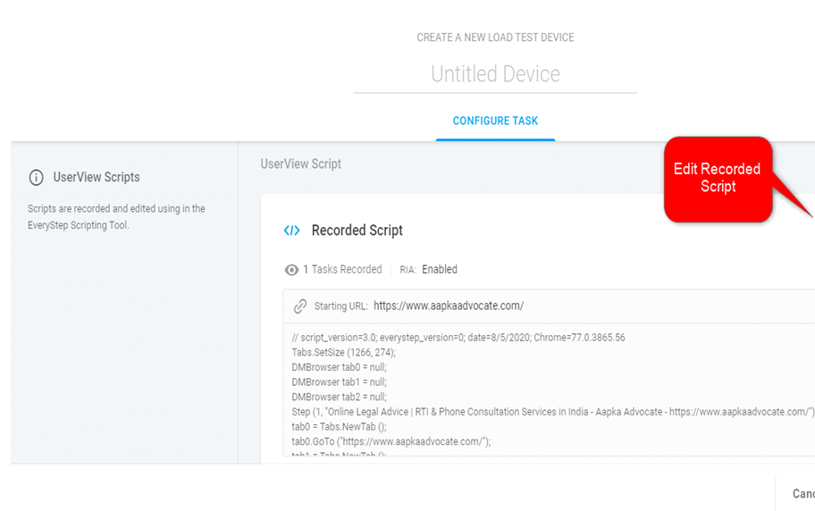 Script de modification NodeJS