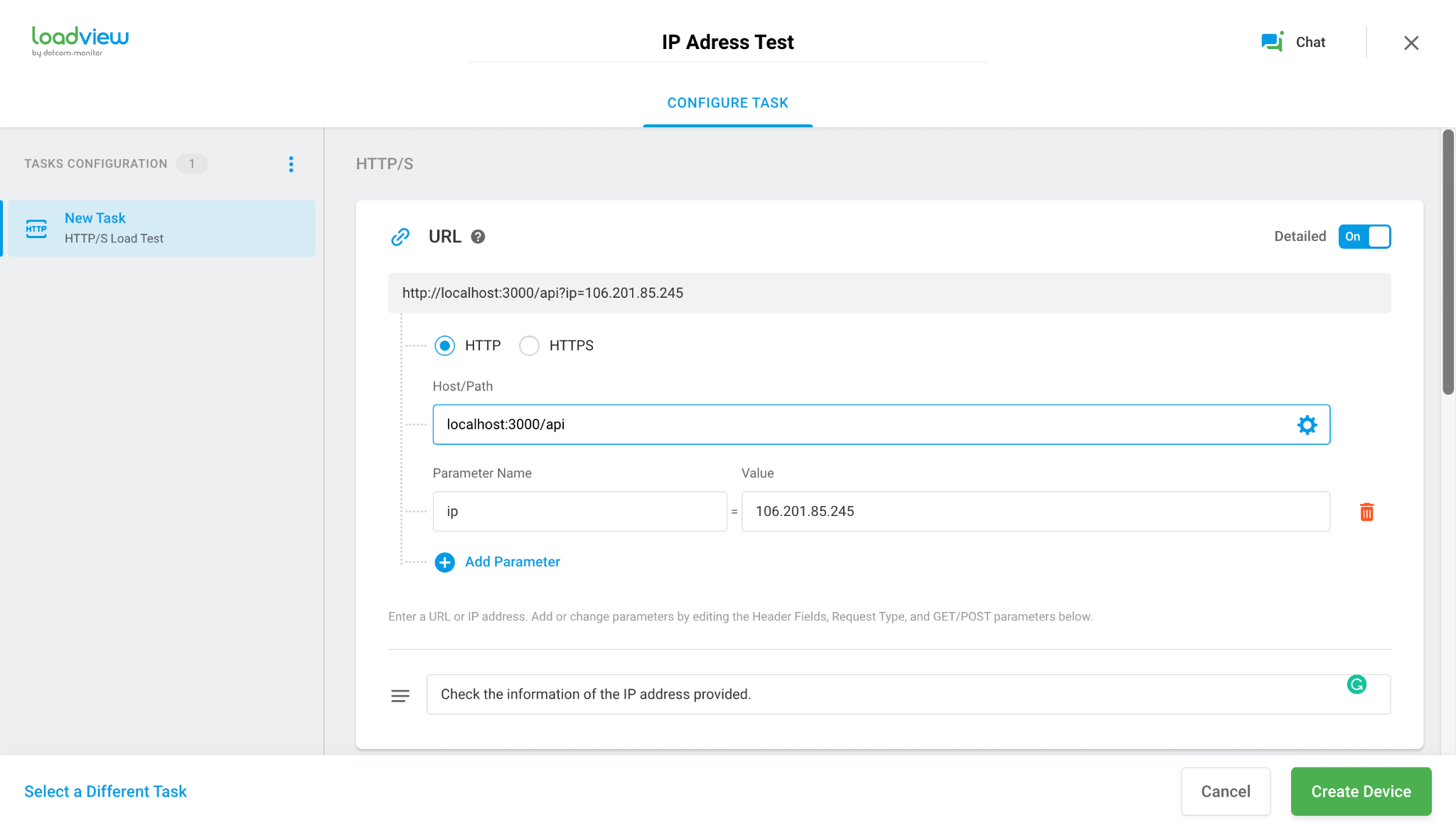 API de prueba de carga